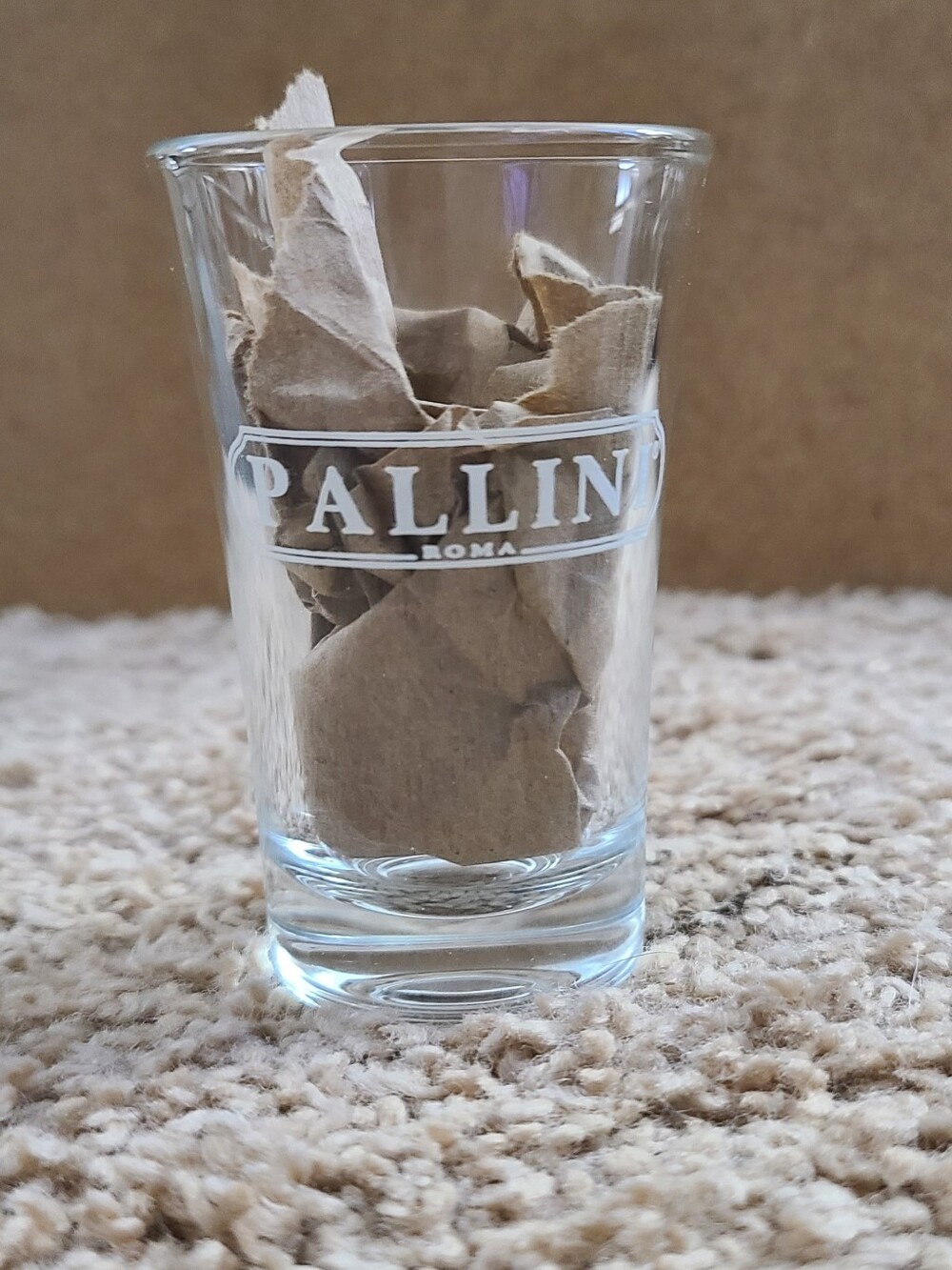 Pallini Roma Branded Clear Shot Glass